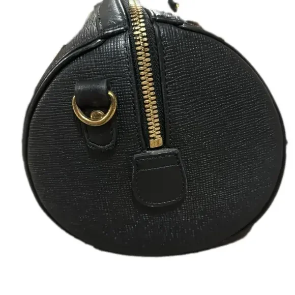 MCM Black Leather Small Boston Handbag - Picture 4 of 11